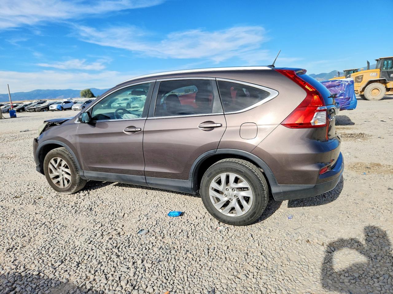 2015 Honda Cr-v Exl Gray vin: 2HKRM4H77FH635684