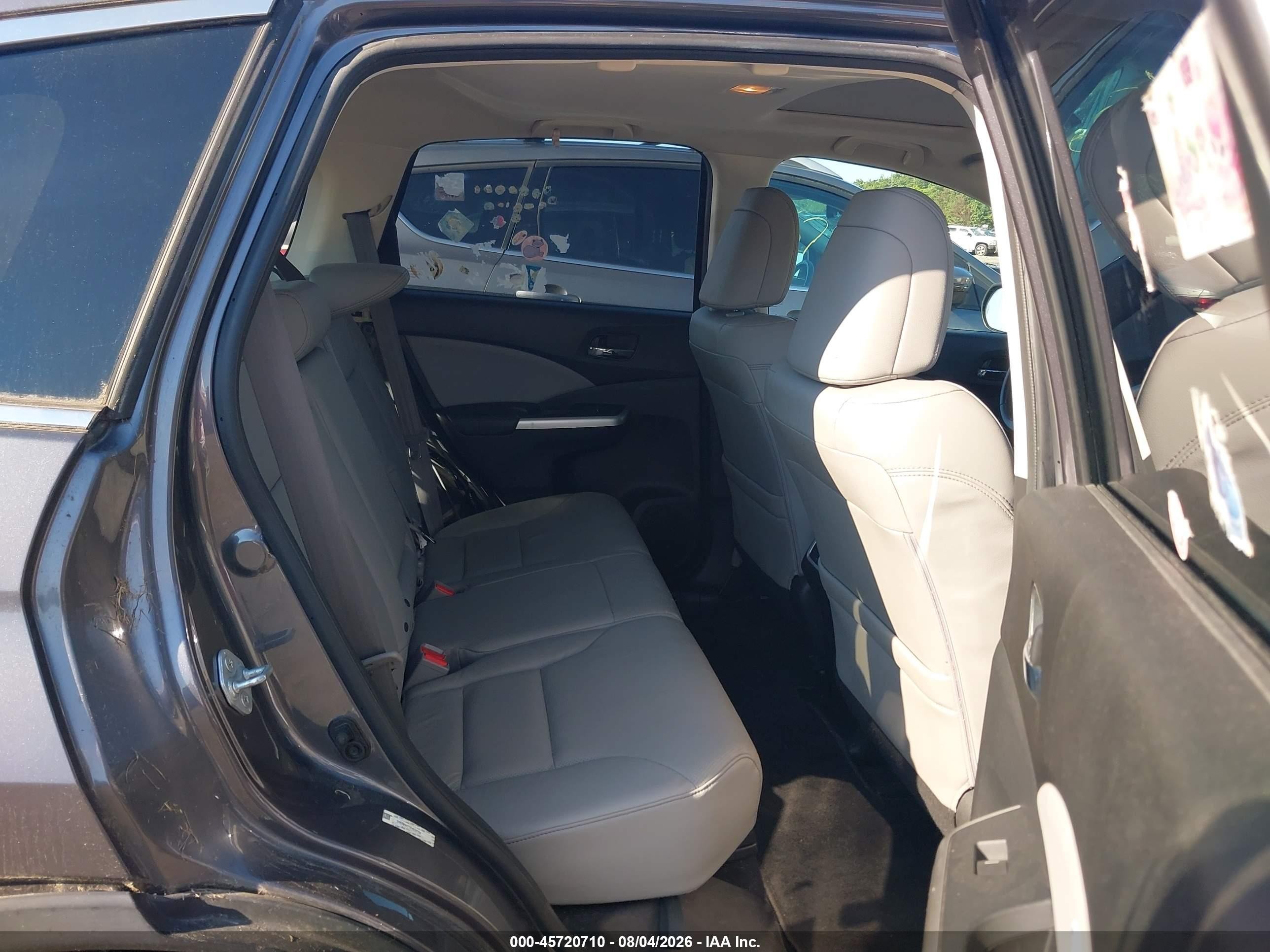 2015 Honda Cr-v Ex-l Gray vin: 2HKRM4H77FH636799