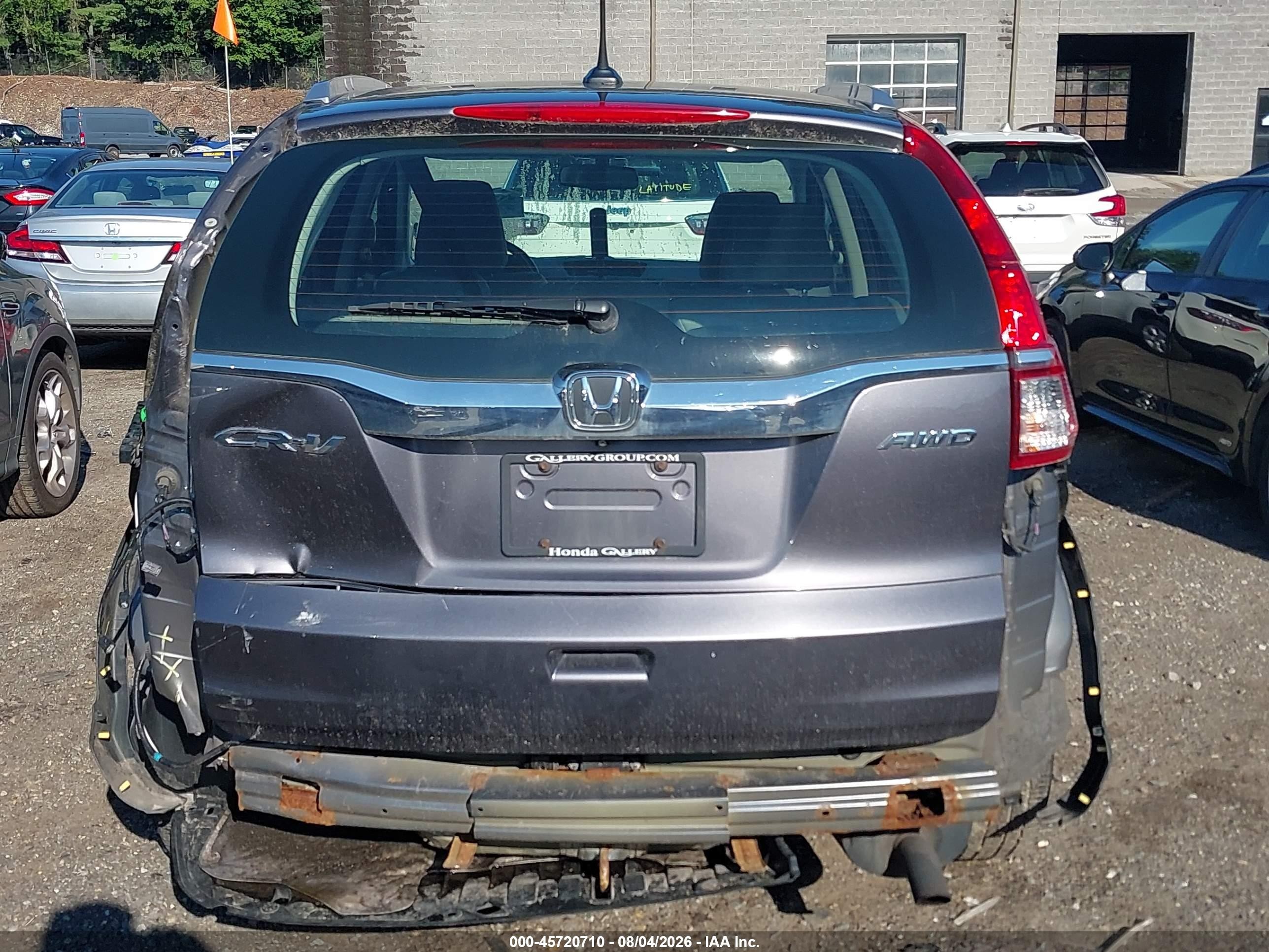 2015 Honda Cr-v Ex-l Gray vin: 2HKRM4H77FH636799