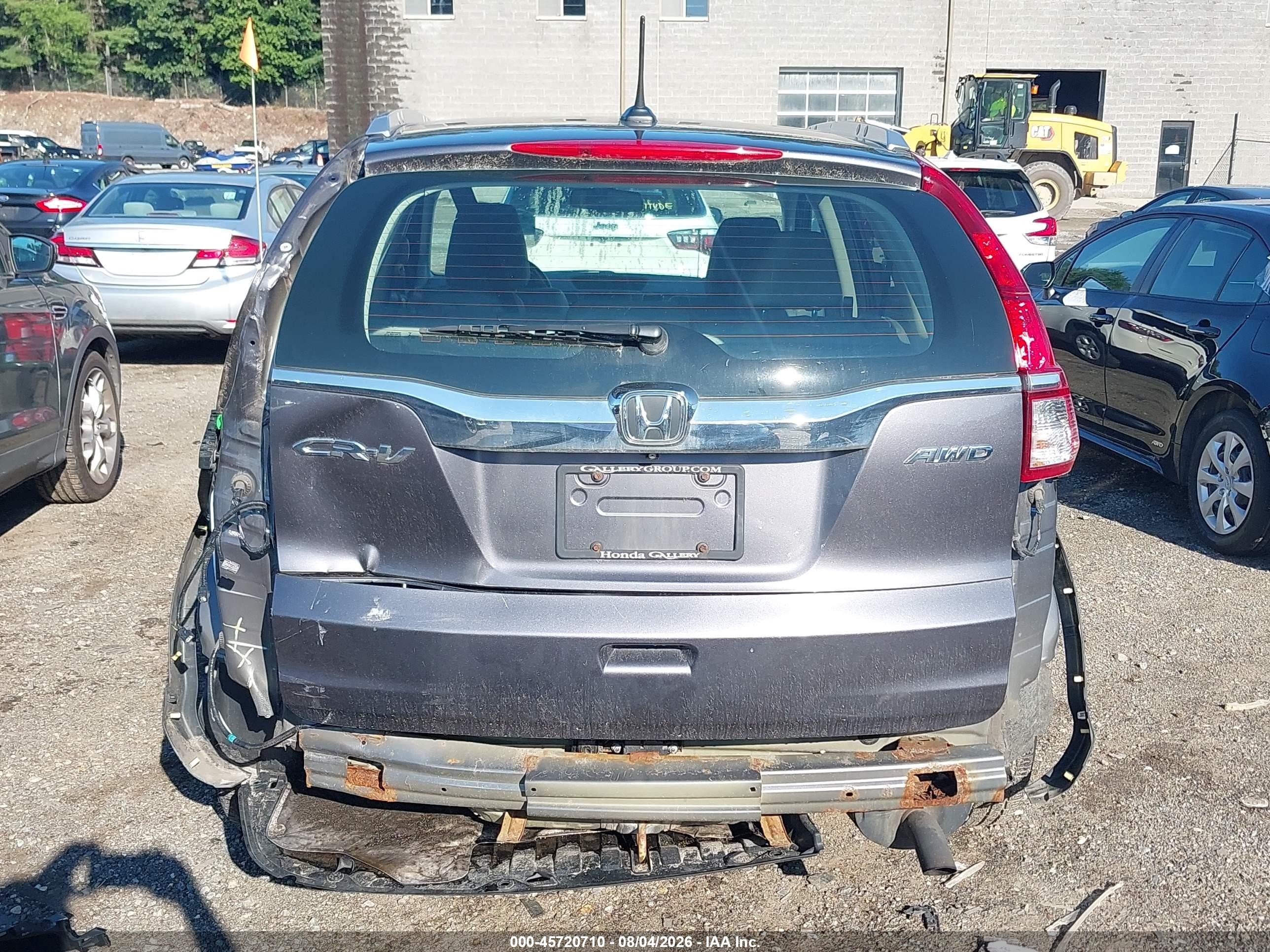2015 Honda Cr-v Ex-l Gray vin: 2HKRM4H77FH636799