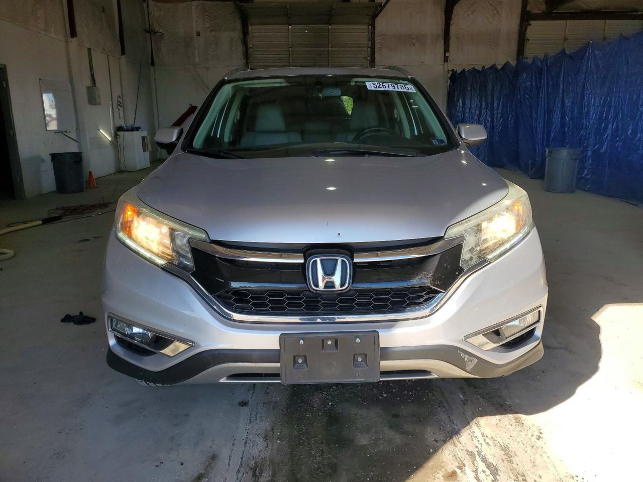 2015 Honda Cr-v Exl Silver vin: 2HKRM4H77FH640058