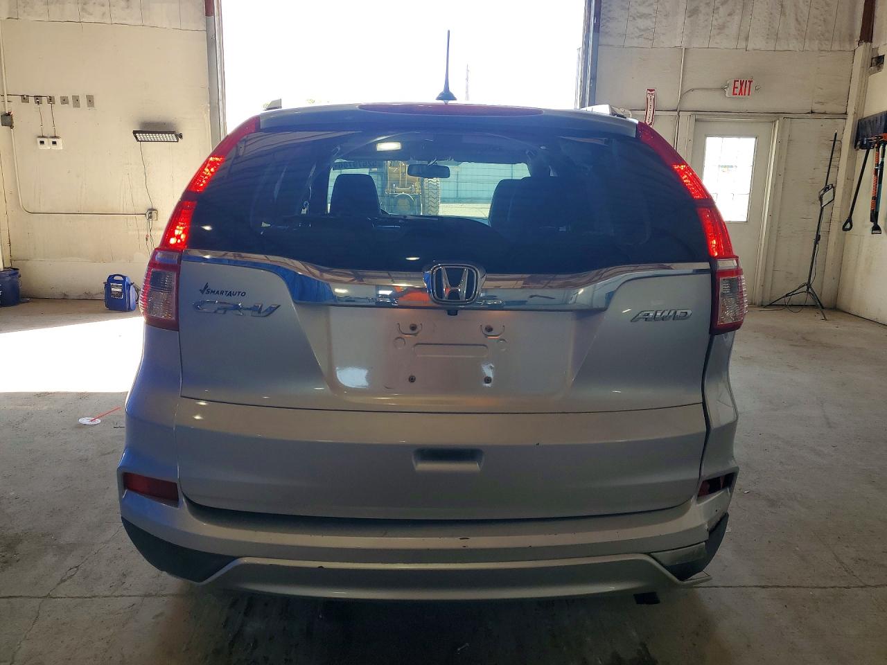 2015 Honda Cr-v Exl Silver vin: 2HKRM4H77FH640058