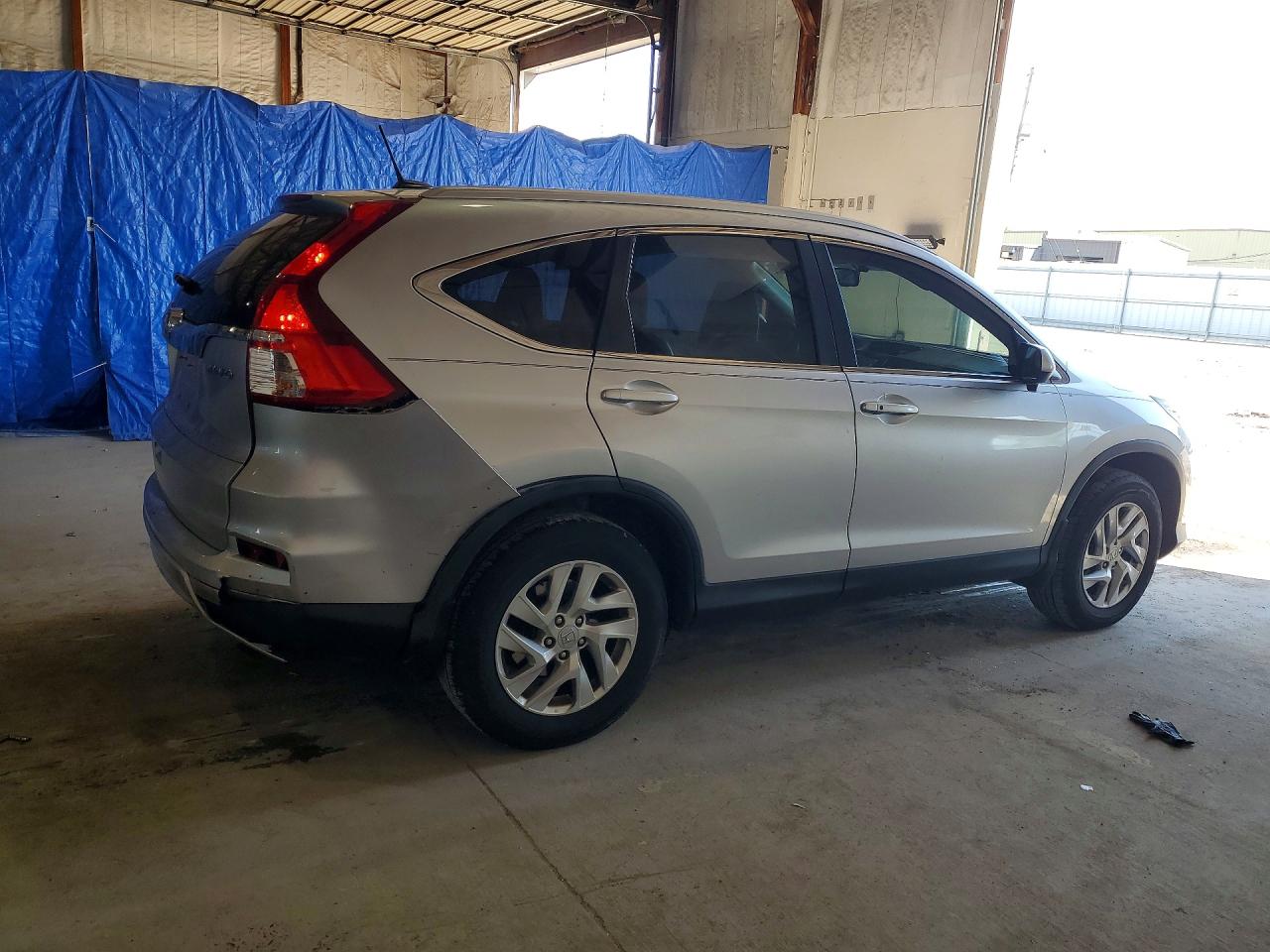 2015 Honda Cr-v Exl Silver vin: 2HKRM4H77FH640058
