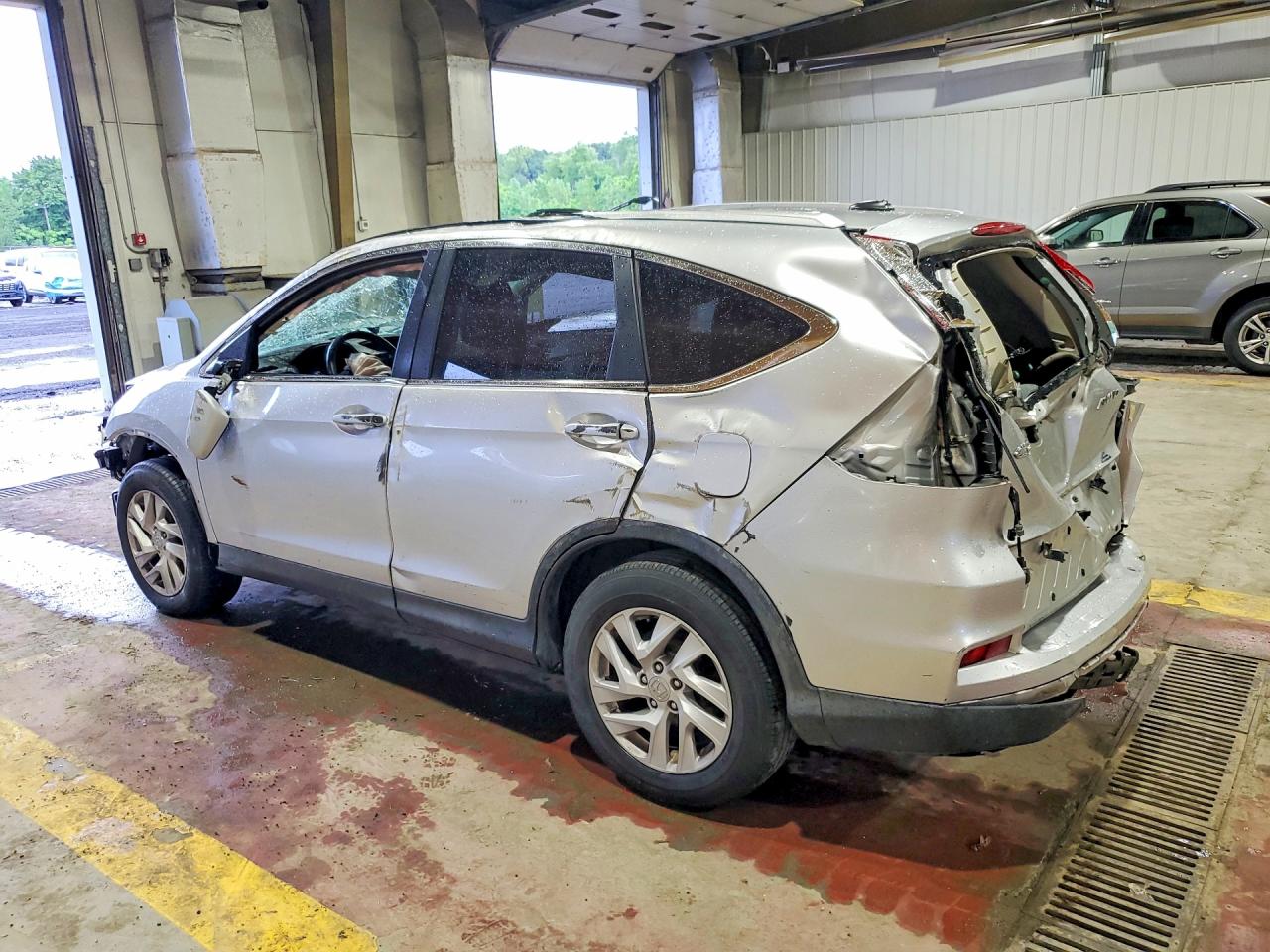 2015 Honda Cr-v Exl Серебряный vin: 2HKRM4H77FH649911