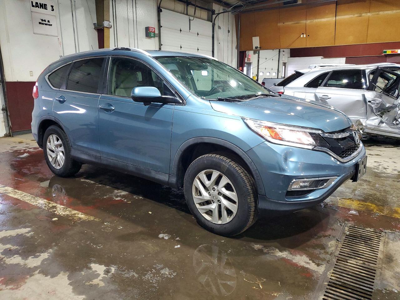 2015 Honda Cr-v Exl Синий vin: 2HKRM4H77FH700792