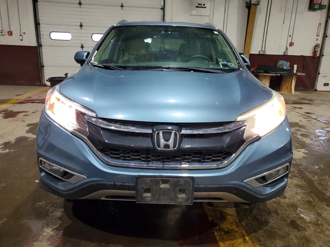 2015 Honda Cr-v Exl Синий vin: 2HKRM4H77FH700792