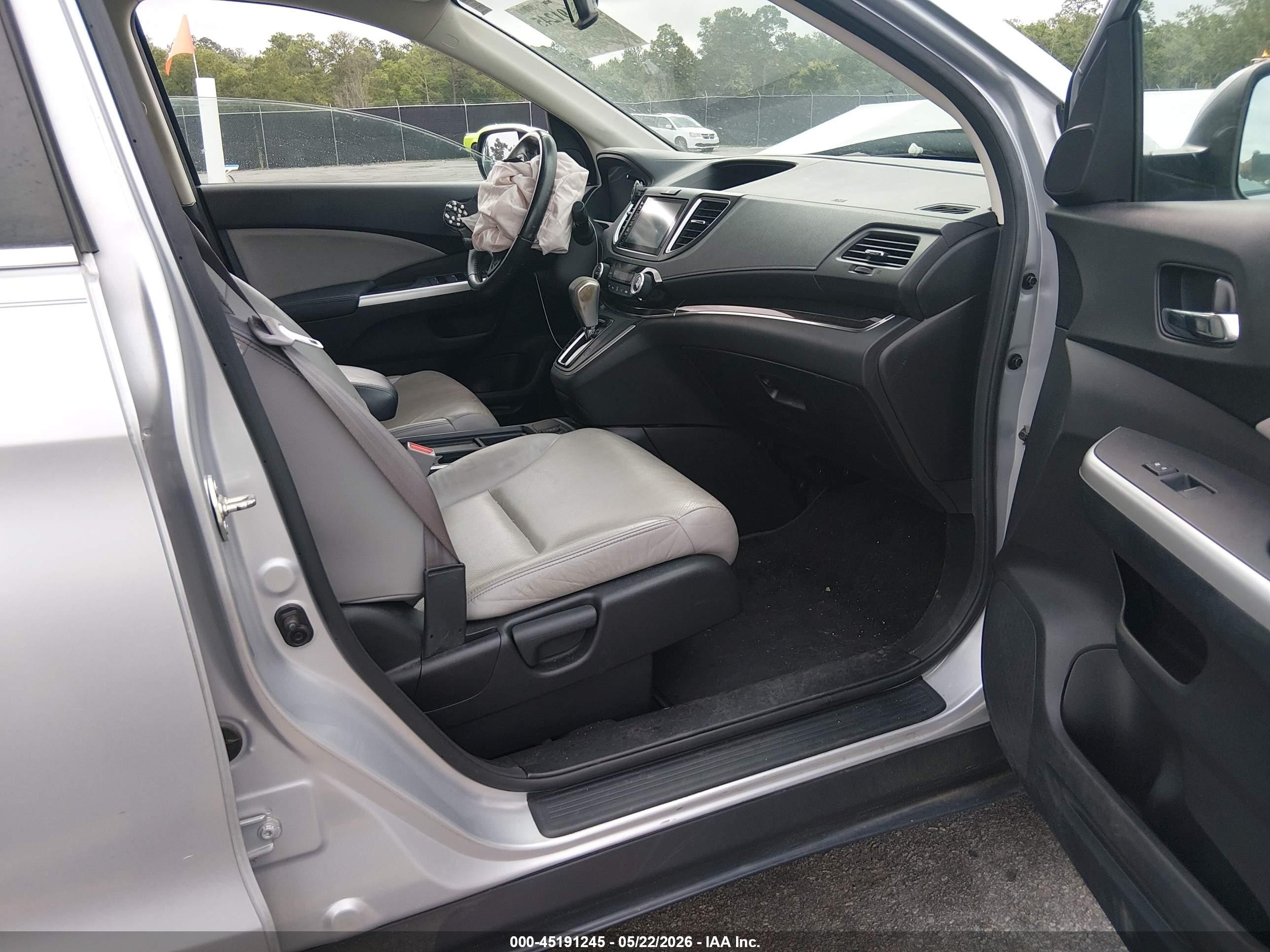 2016 Honda Cr-v Ex-l Серебряный vin: 2HKRM4H77GH601357