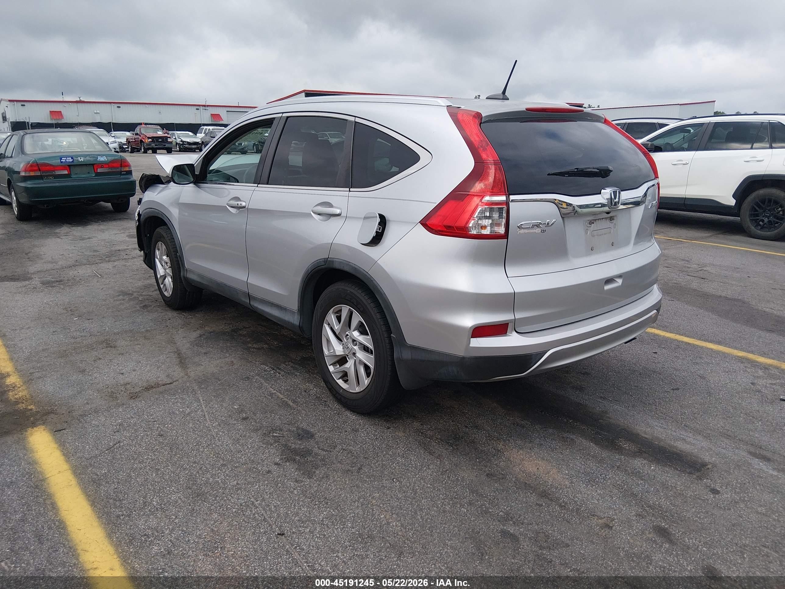 2016 Honda Cr-v Ex-l Серебряный vin: 2HKRM4H77GH601357