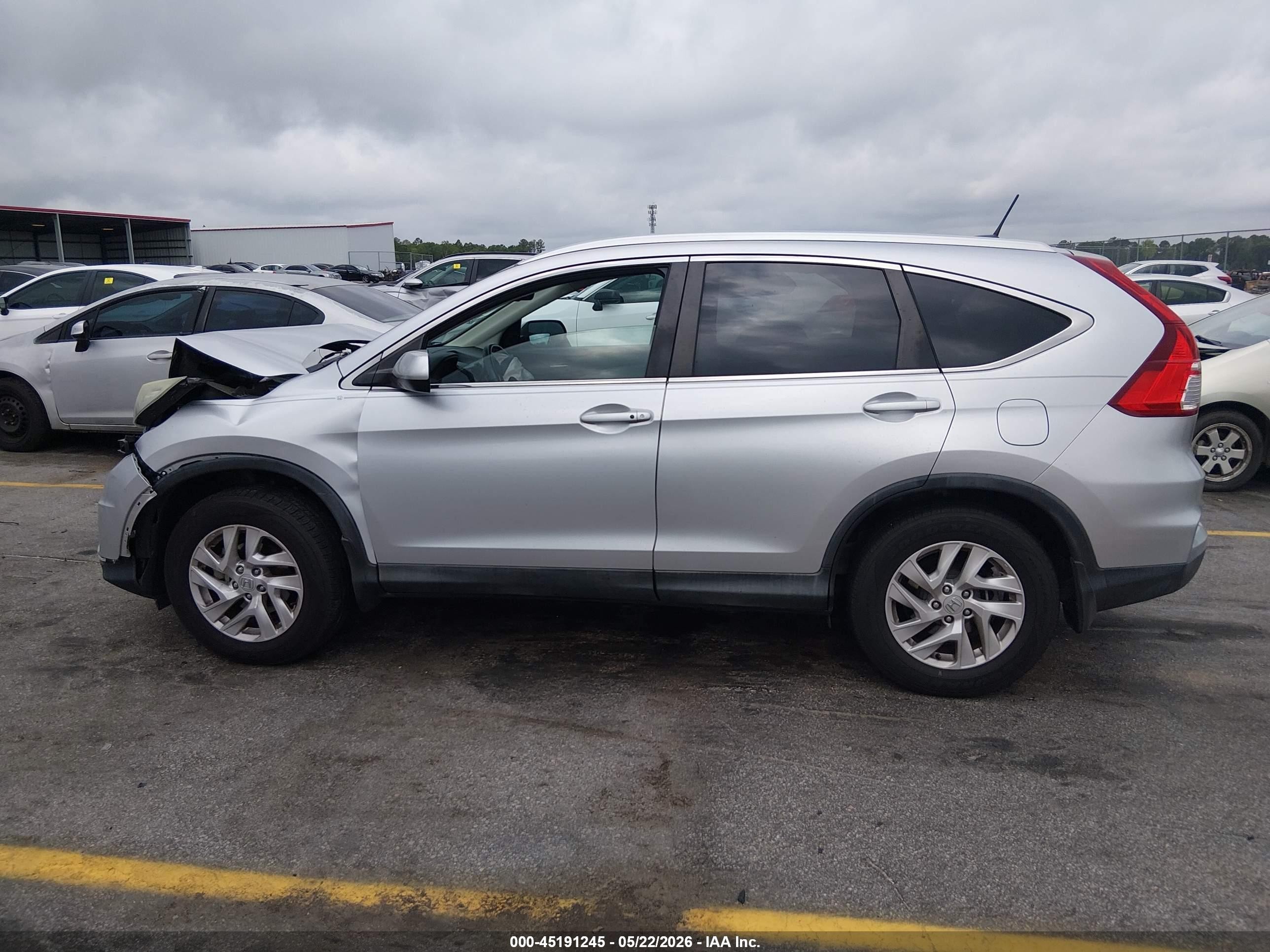 2016 Honda Cr-v Ex-l Серебряный vin: 2HKRM4H77GH601357