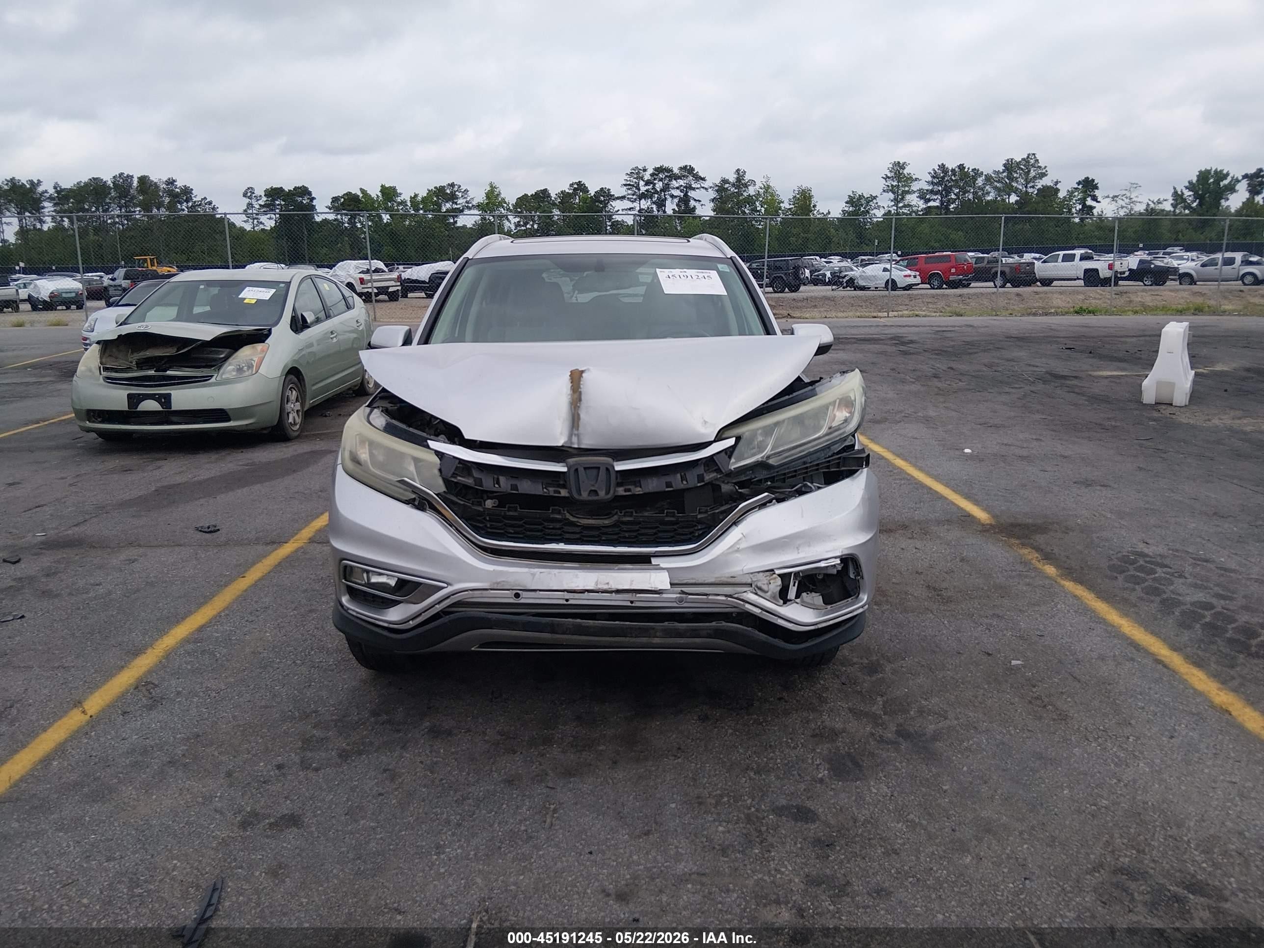 2016 Honda Cr-v Ex-l Серебряный vin: 2HKRM4H77GH601357