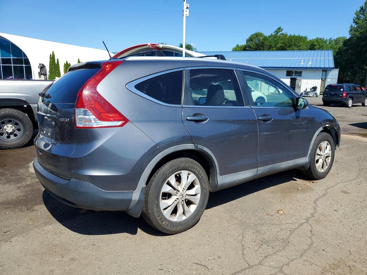 2012 Honda Cr-v Exl Gray vin: 2HKRM4H78CH604875