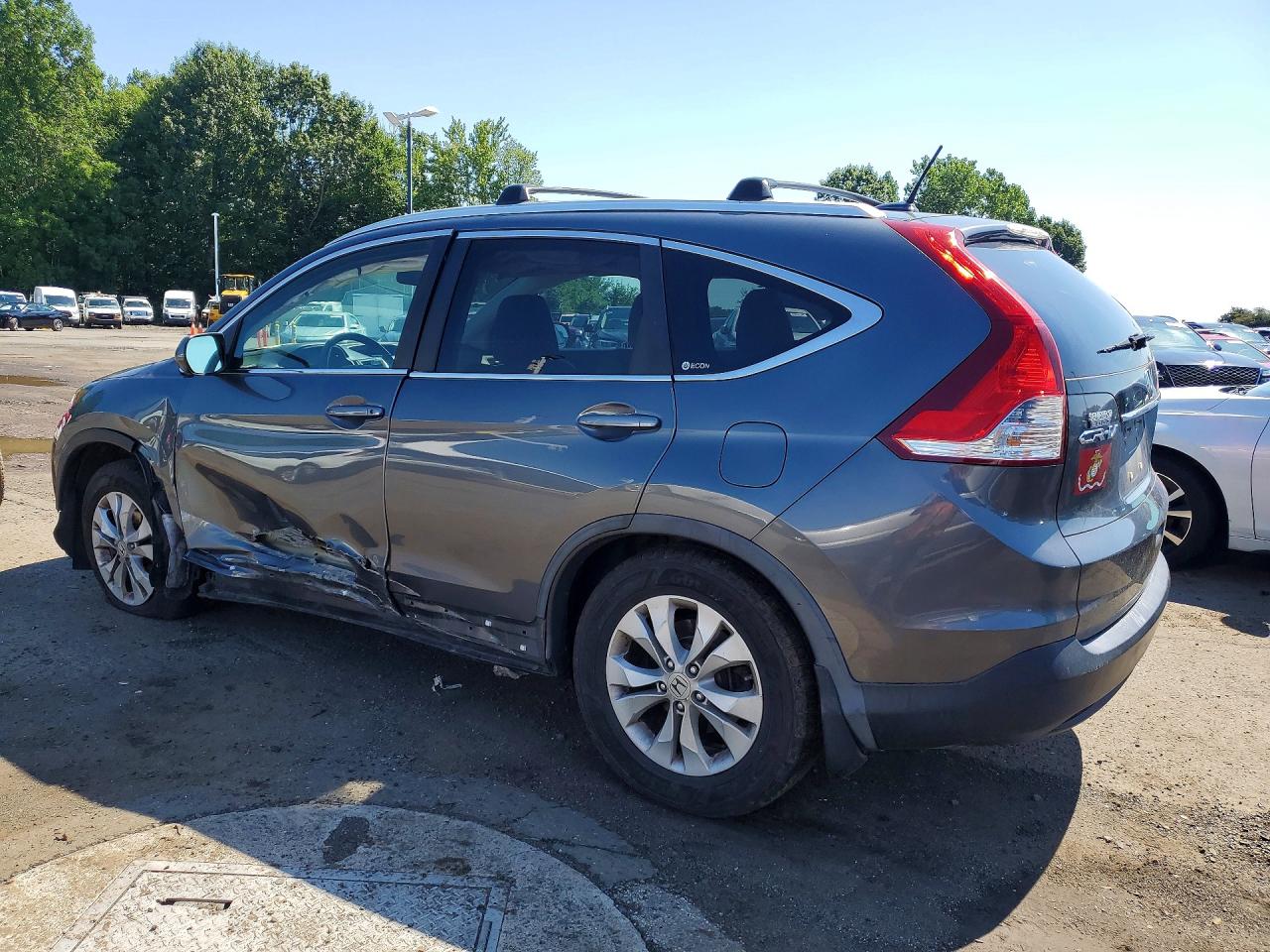 2012 Honda Cr-v Exl Gray vin: 2HKRM4H78CH604875