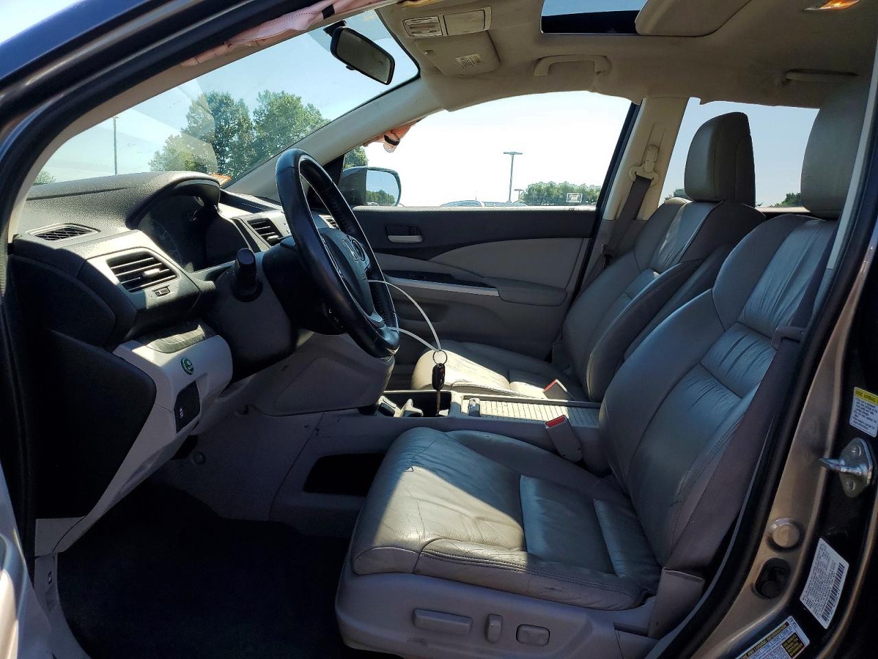 2012 Honda Cr-v Exl Gray vin: 2HKRM4H78CH604875