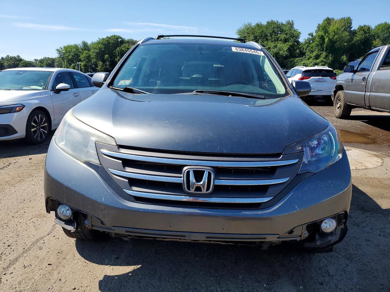 2012 Honda Cr-v Exl Gray vin: 2HKRM4H78CH604875