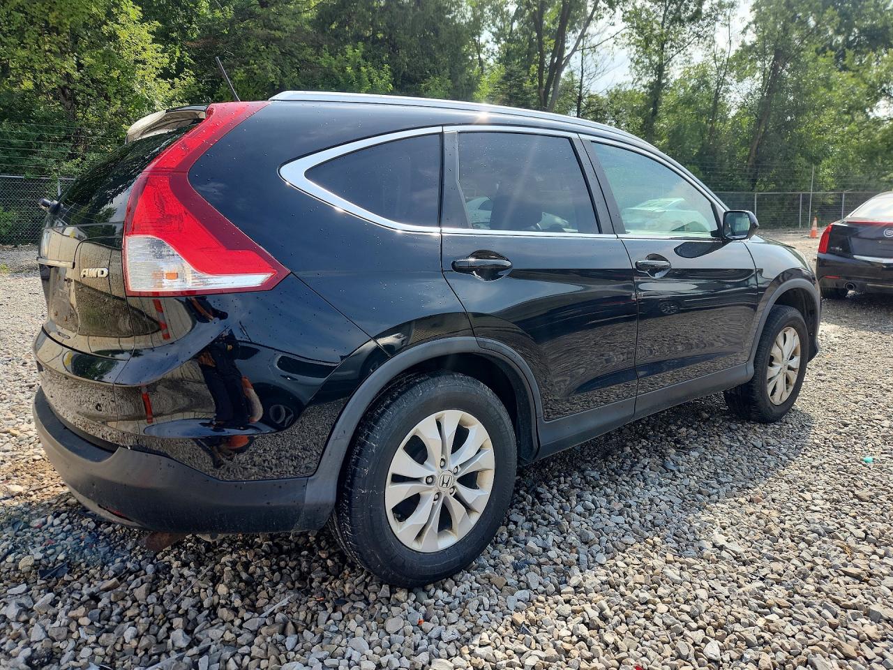 2012 Honda Cr-v Exl Black vin: 2HKRM4H78CH610420