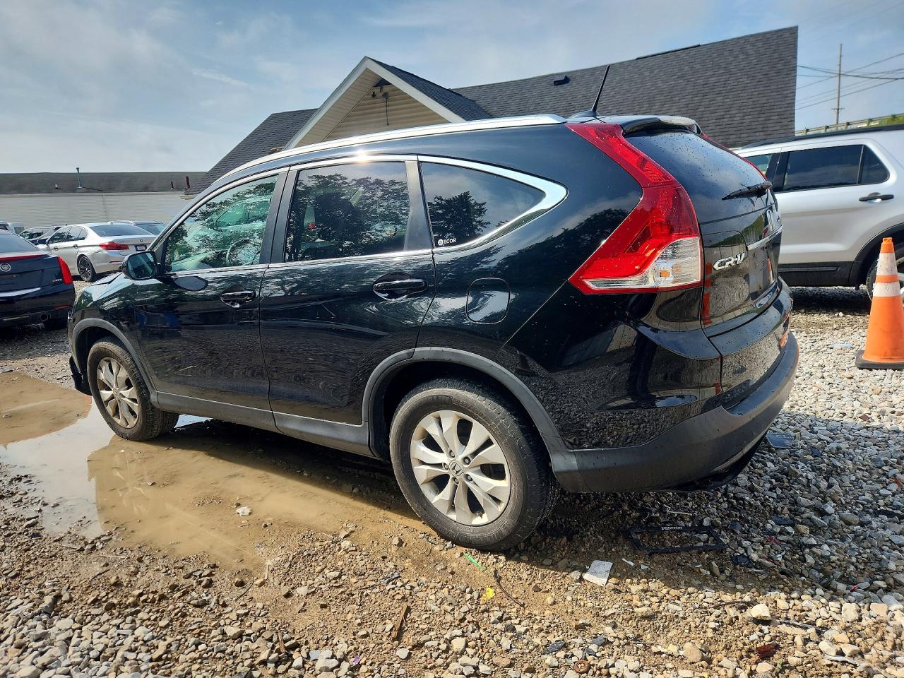2012 Honda Cr-v Exl Black vin: 2HKRM4H78CH610420