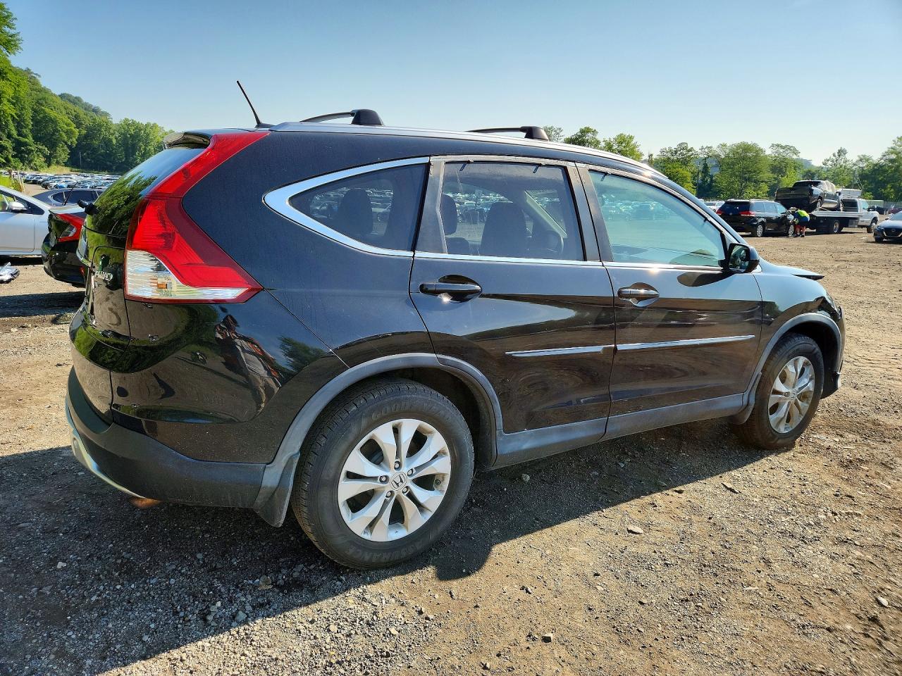 2012 Honda Cr-v Exl Черный vin: 2HKRM4H78CH615942