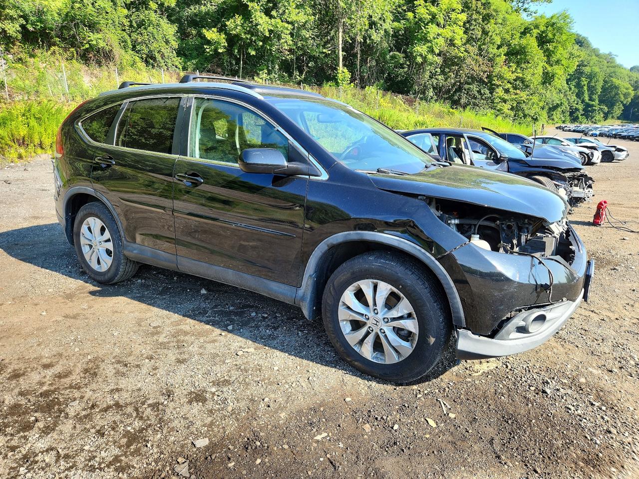 2012 Honda Cr-v Exl Черный vin: 2HKRM4H78CH615942
