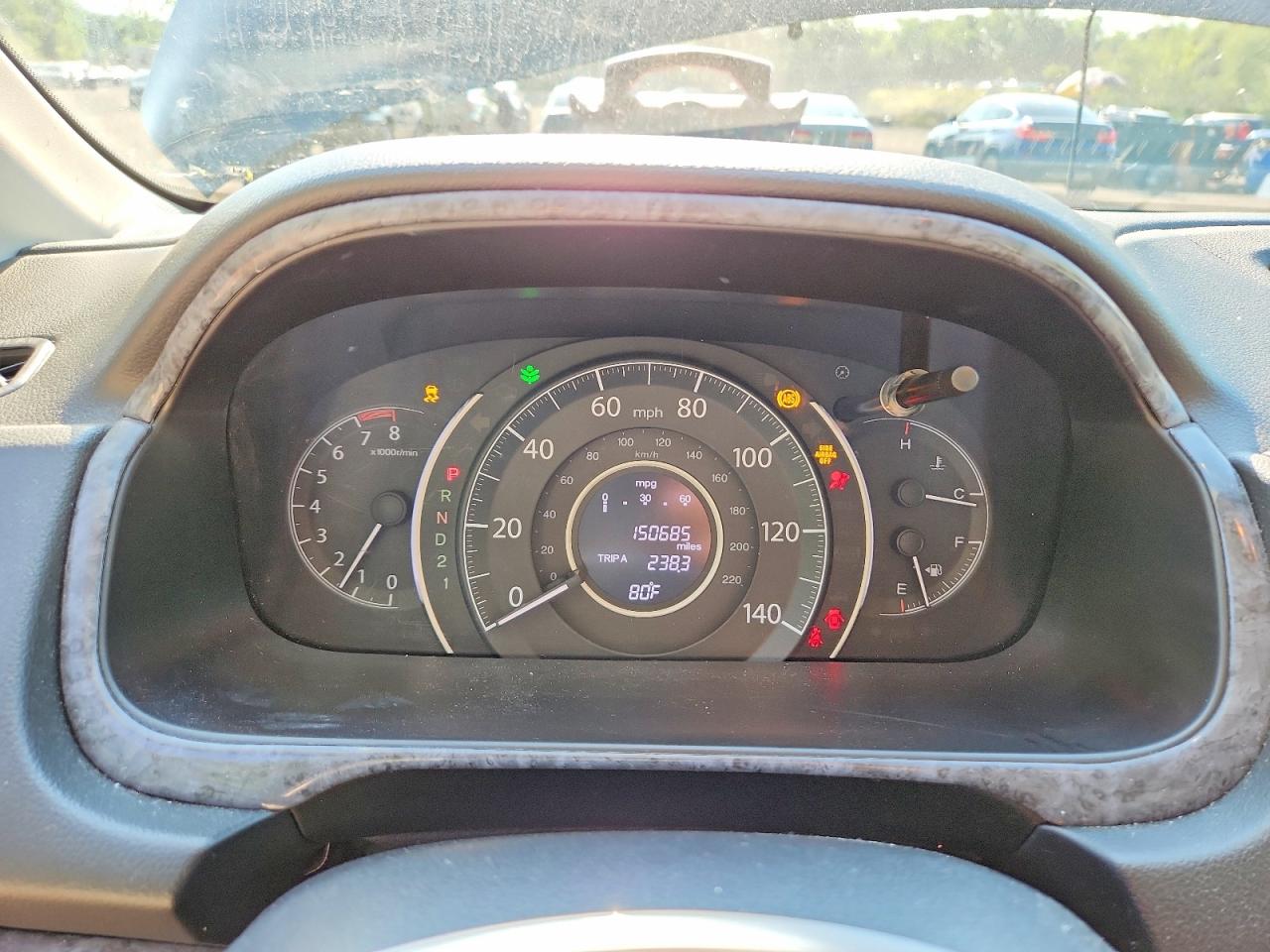 2012 Honda Cr-v Exl Черный vin: 2HKRM4H78CH615942