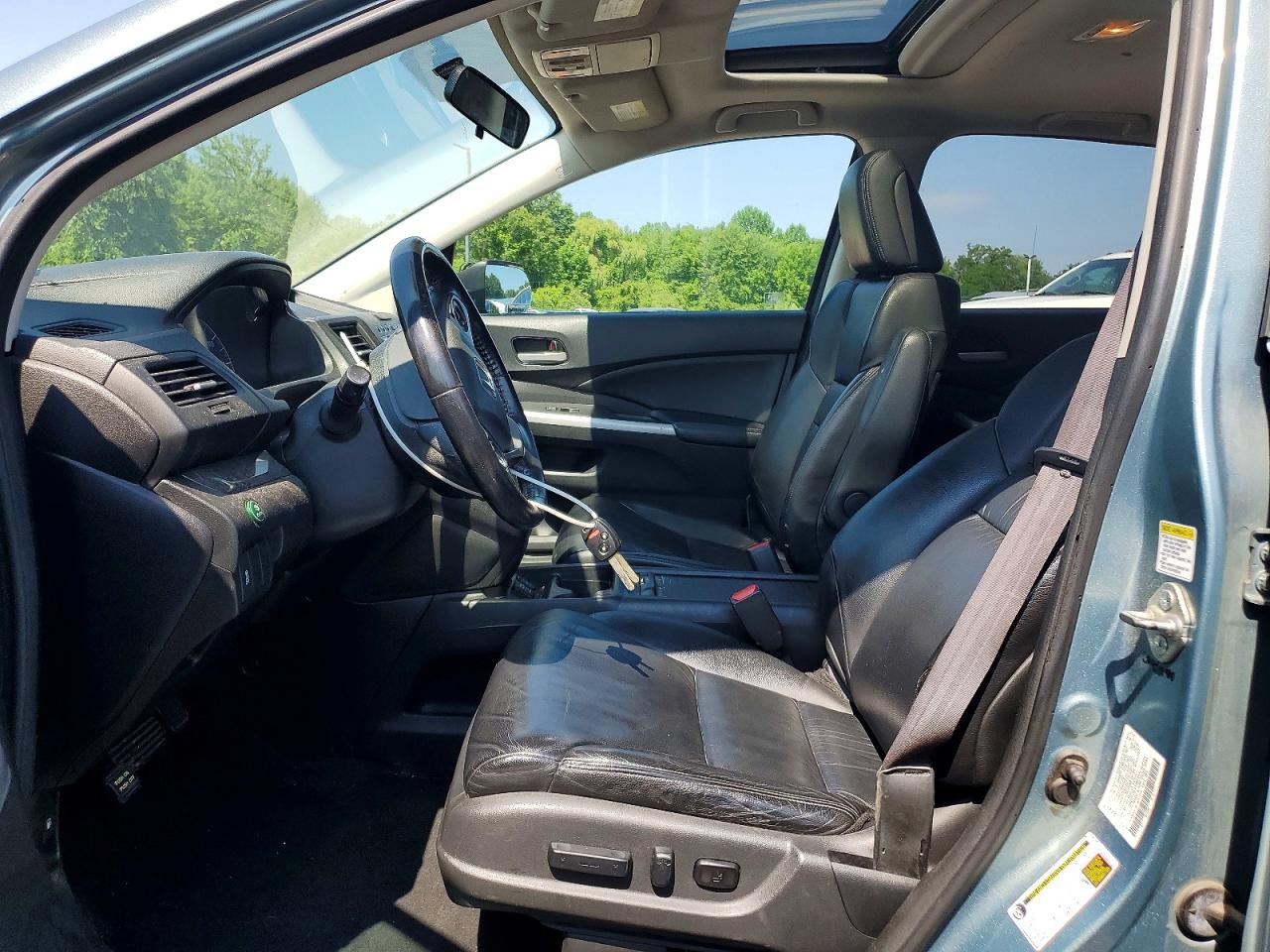 2012 Honda Cr-v Exl Blue vin: 2HKRM4H78CH617223