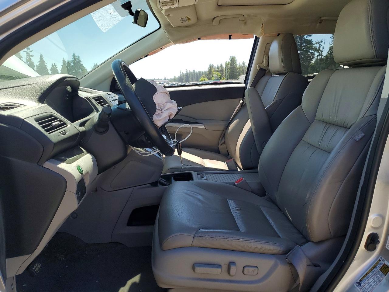 2013 Honda Cr-v Exl Silver vin: 2HKRM4H78DH609169