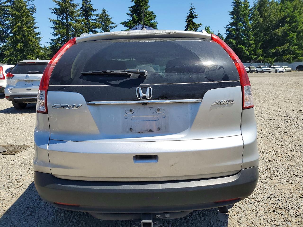 2013 Honda Cr-v Exl Silver vin: 2HKRM4H78DH609169