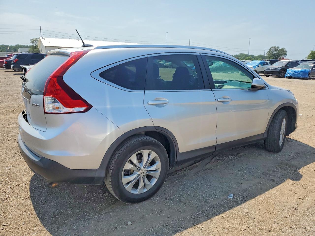 2013 Honda Cr-v Exl Silver vin: 2HKRM4H78DH626702