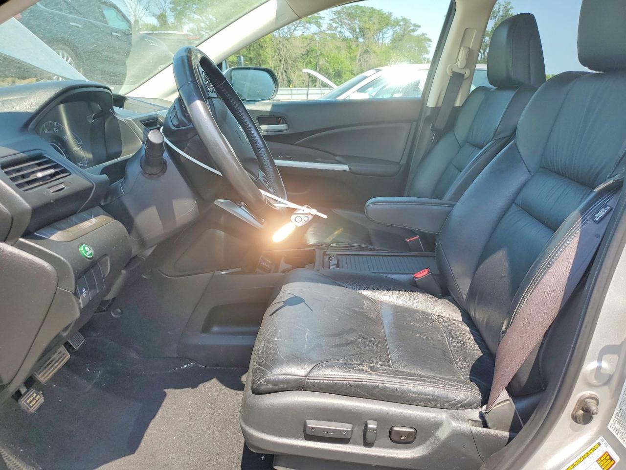 2013 Honda Cr-v Exl Silver vin: 2HKRM4H78DH626702