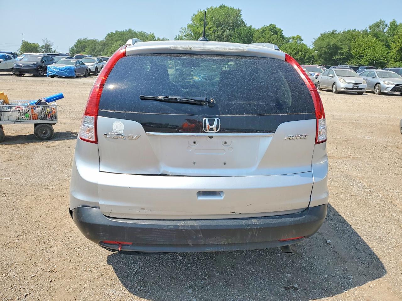 2013 Honda Cr-v Exl Silver vin: 2HKRM4H78DH626702