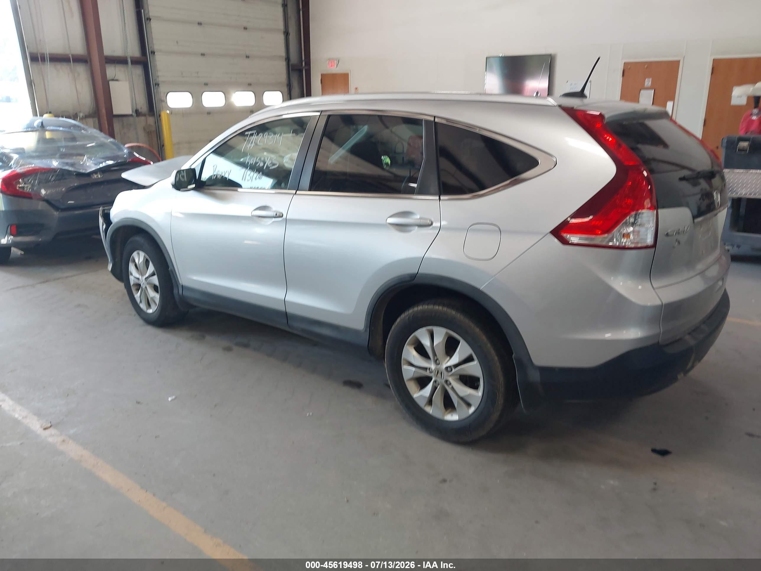 2013 Honda Cr-v Ex-l Silver vin: 2HKRM4H78DH633858