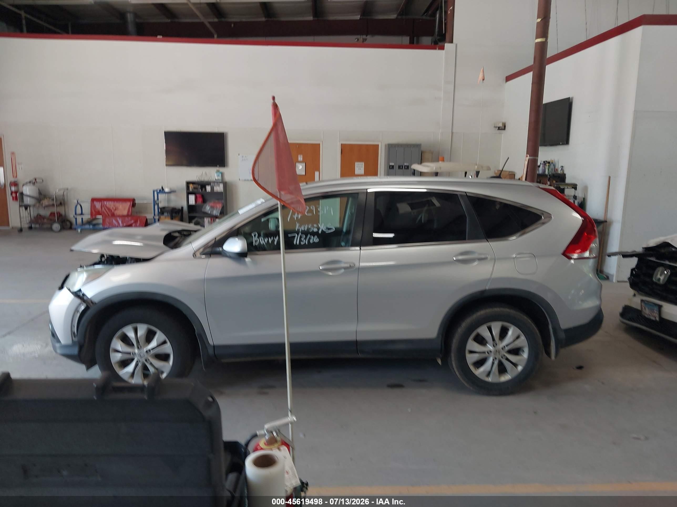 2013 Honda Cr-v Ex-l Silver vin: 2HKRM4H78DH633858