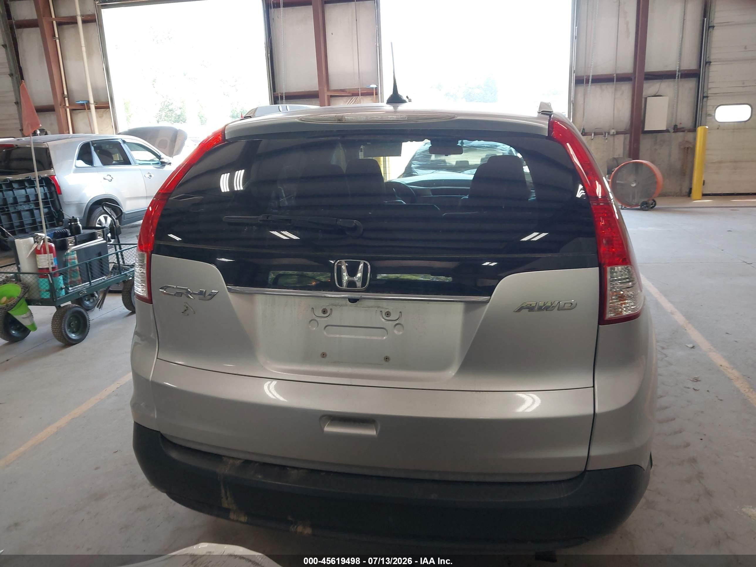 2013 Honda Cr-v Ex-l Silver vin: 2HKRM4H78DH633858