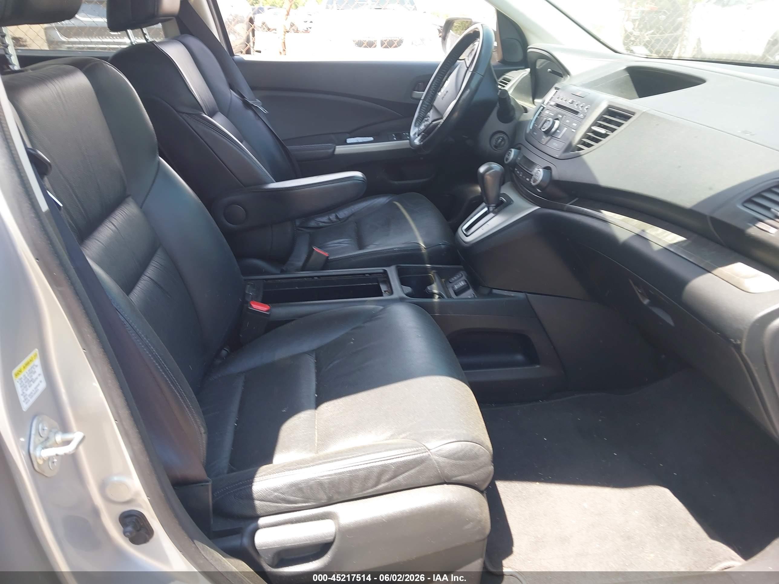 2013 Honda Cr-v Ex-l Silver vin: 2HKRM4H78DH638574