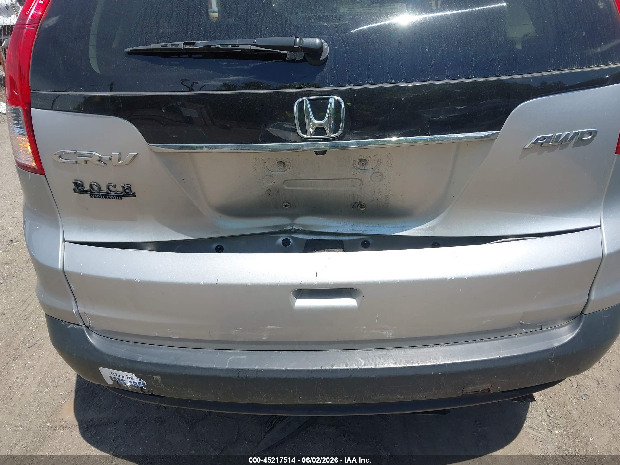 2013 Honda Cr-v Ex-l Silver vin: 2HKRM4H78DH638574