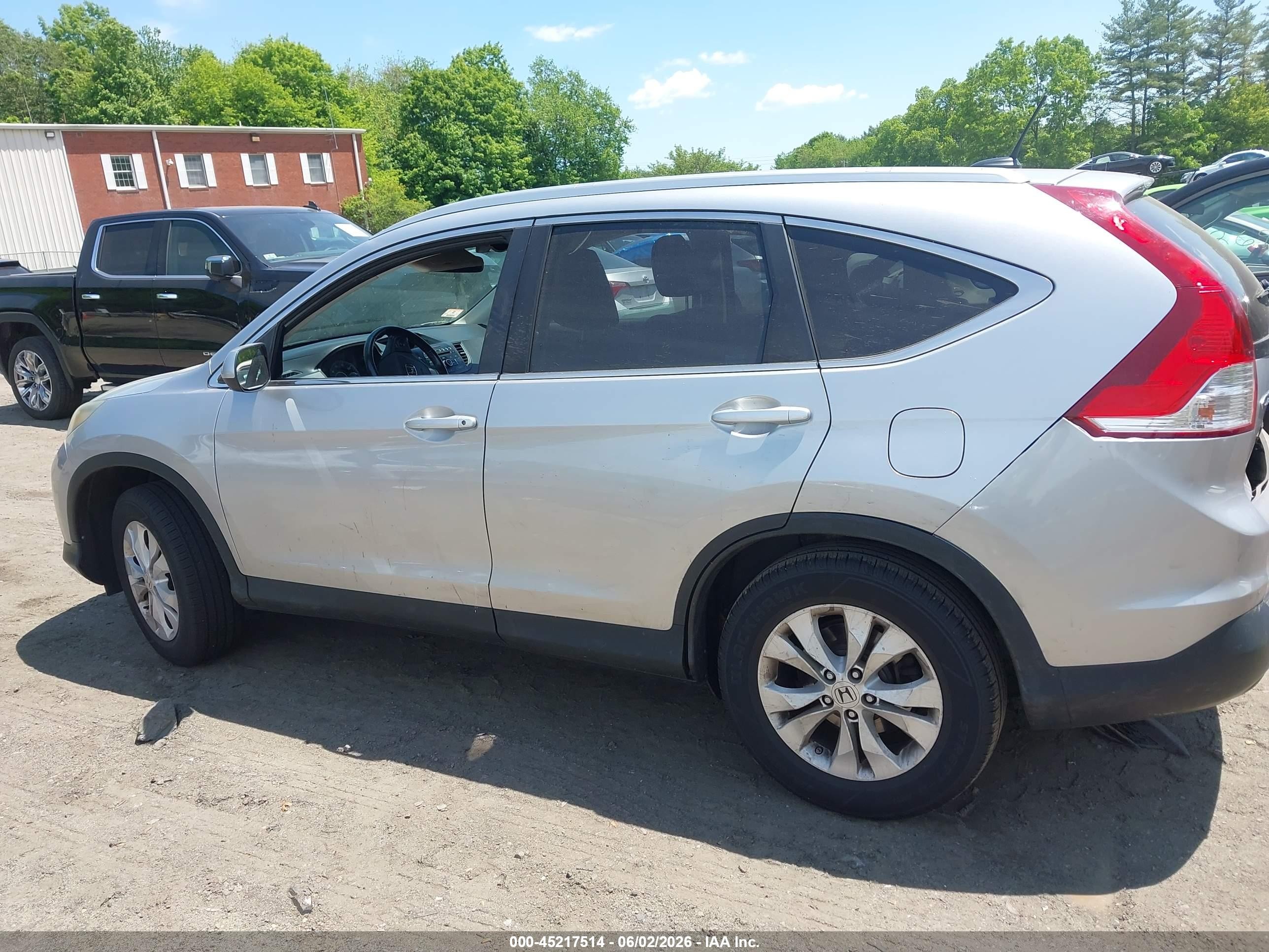 2013 Honda Cr-v Ex-l Silver vin: 2HKRM4H78DH638574