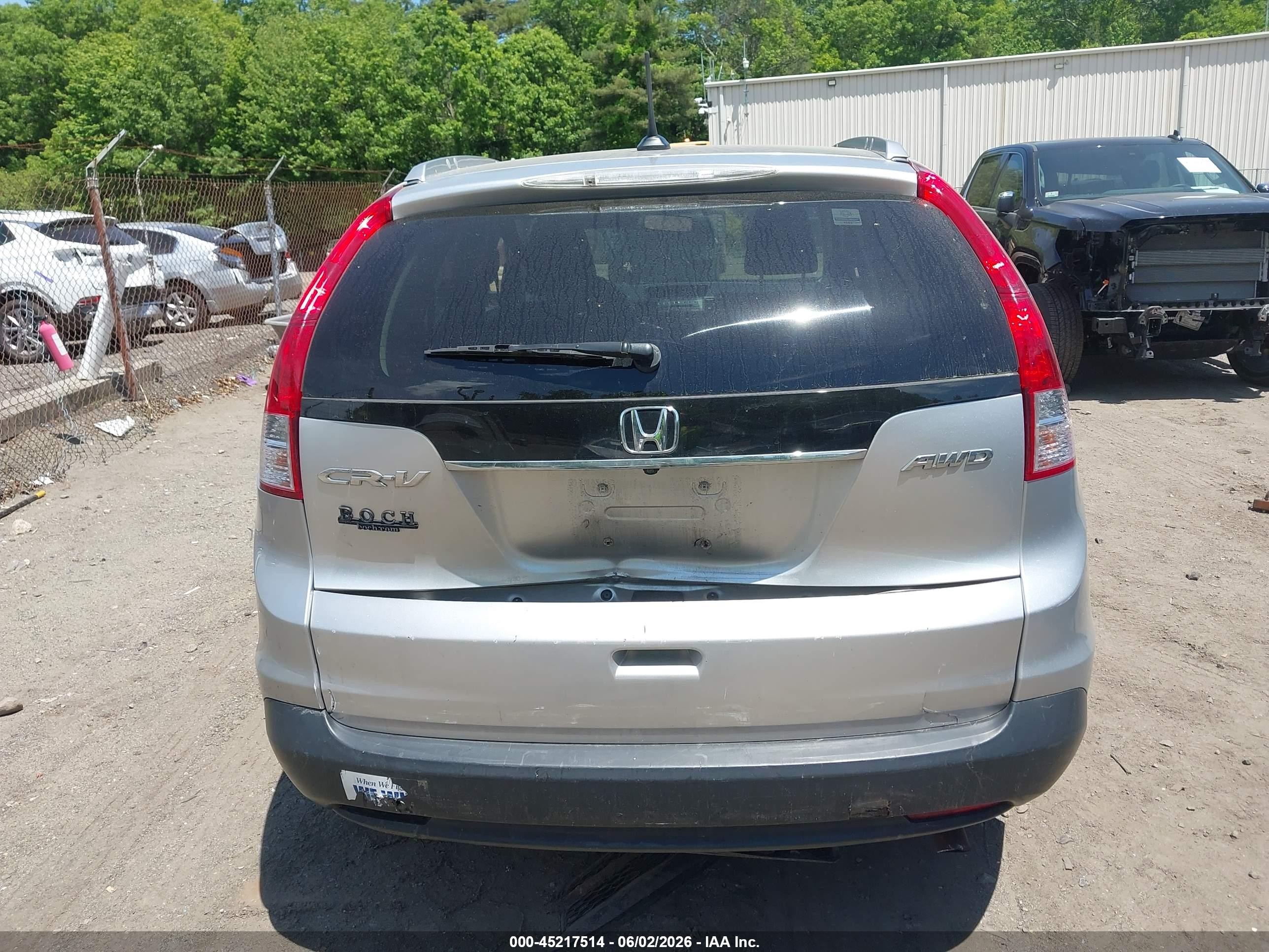 2013 Honda Cr-v Ex-l Silver vin: 2HKRM4H78DH638574