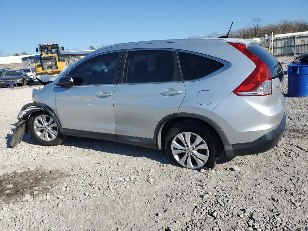 2013 Honda Cr-v Exl Silver vin: 2HKRM4H78DH638588