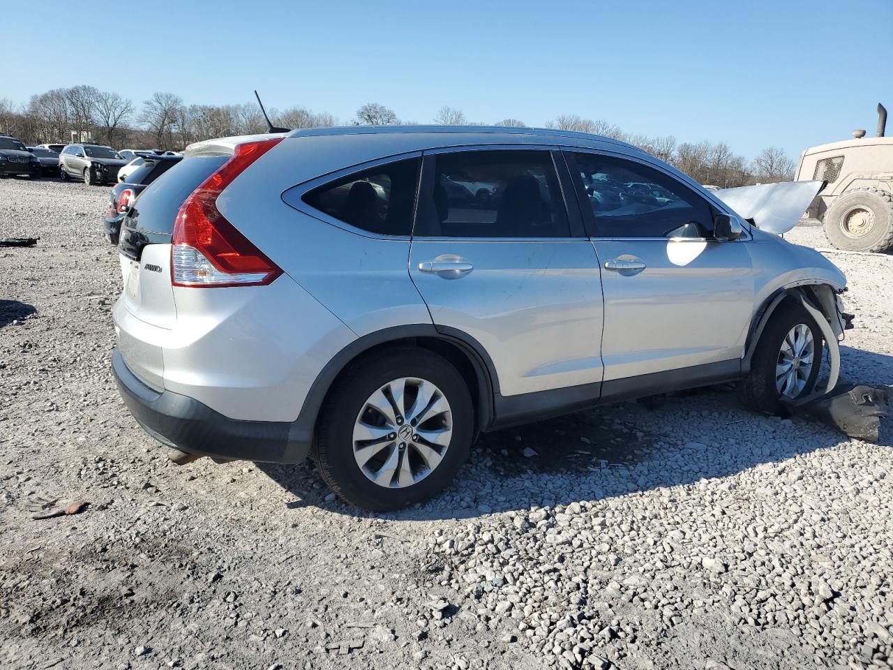 2013 Honda Cr-v Exl Silver vin: 2HKRM4H78DH638588