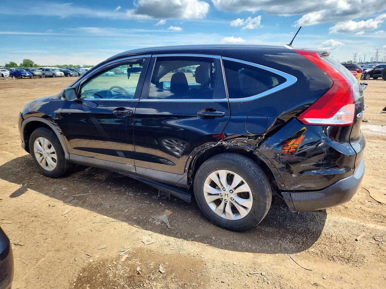 2013 Honda Cr-v Exl Black vin: 2HKRM4H78DH651115