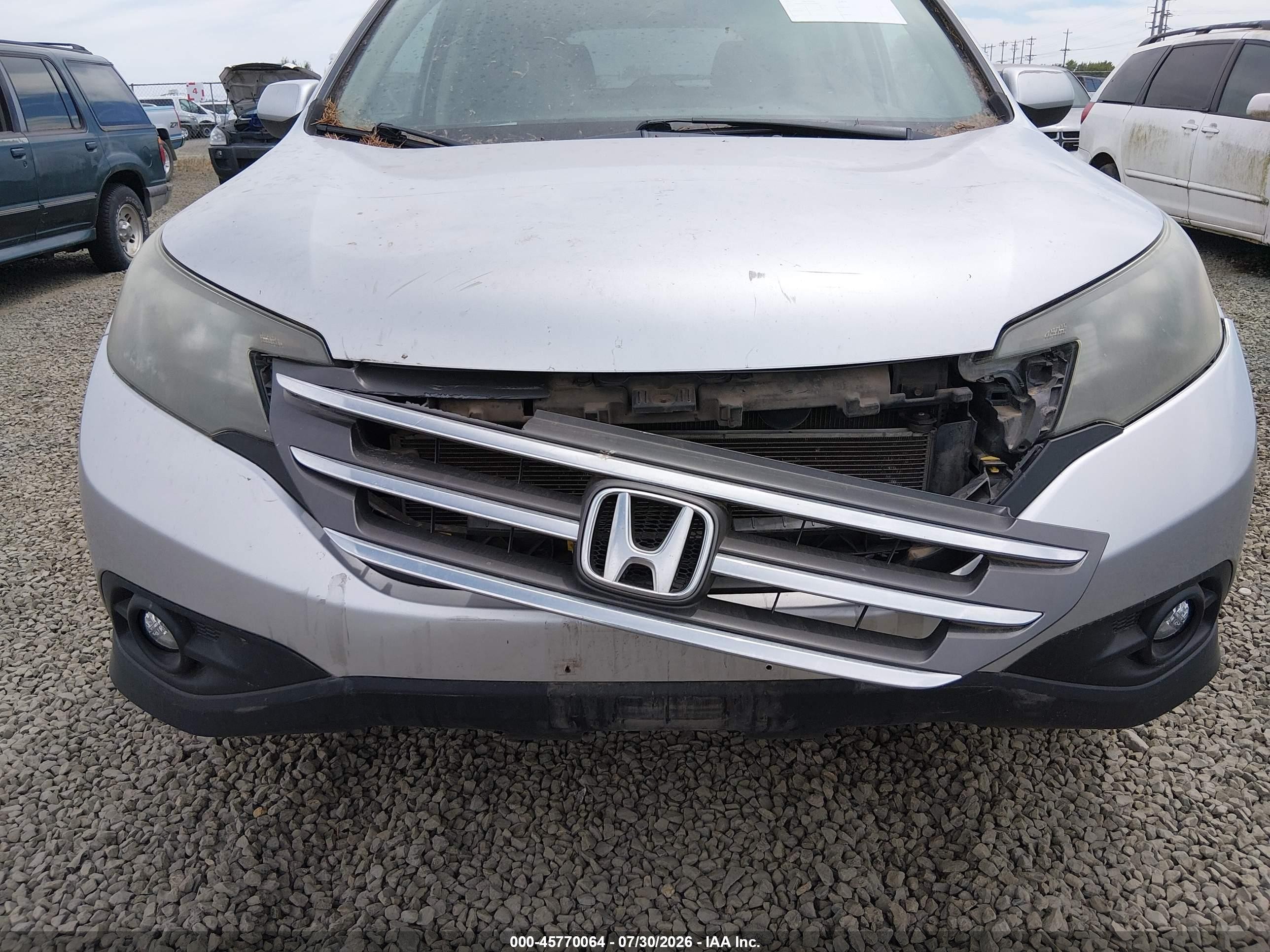 2013 Honda Cr-v Ex-l Серебряный vin: 2HKRM4H78DH660882