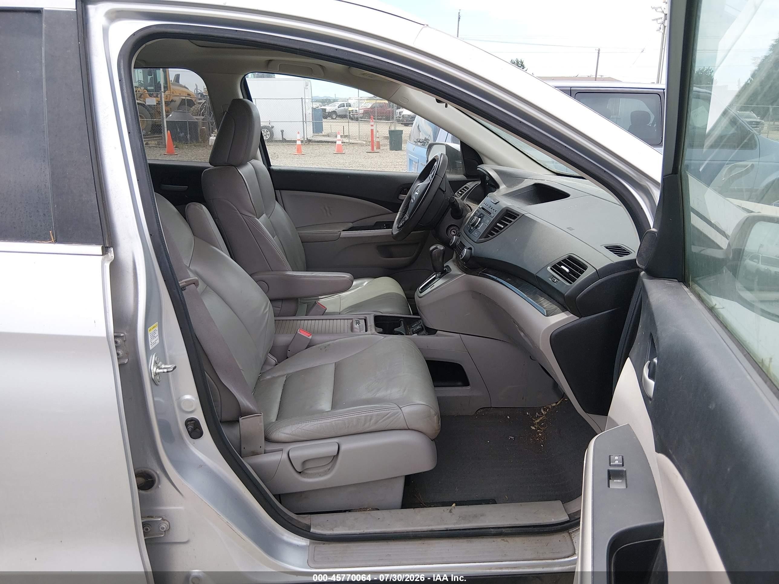 2013 Honda Cr-v Ex-l Серебряный vin: 2HKRM4H78DH660882