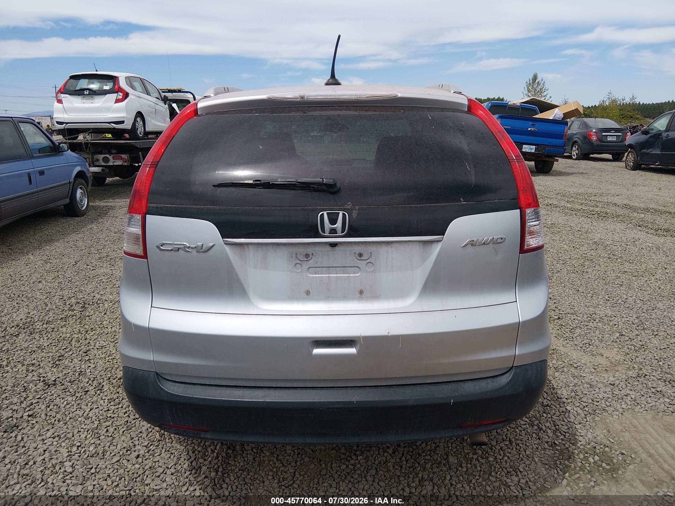 2013 Honda Cr-v Ex-l Серебряный vin: 2HKRM4H78DH660882
