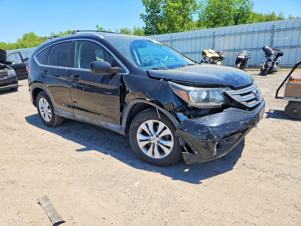 2013 Honda Cr-v Exl Black vin: 2HKRM4H78DH667850