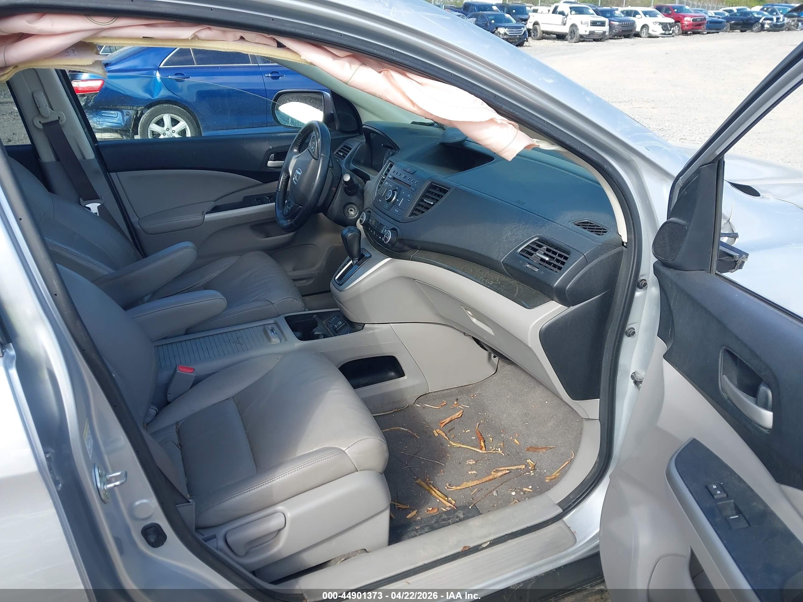 2013 Honda Cr-v Ex-l Silver vin: 2HKRM4H78DH670263