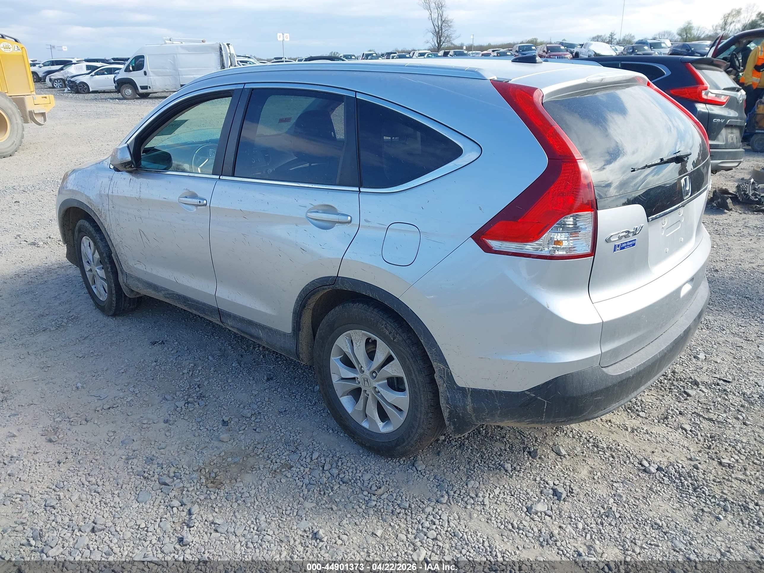 2013 Honda Cr-v Ex-l Silver vin: 2HKRM4H78DH670263