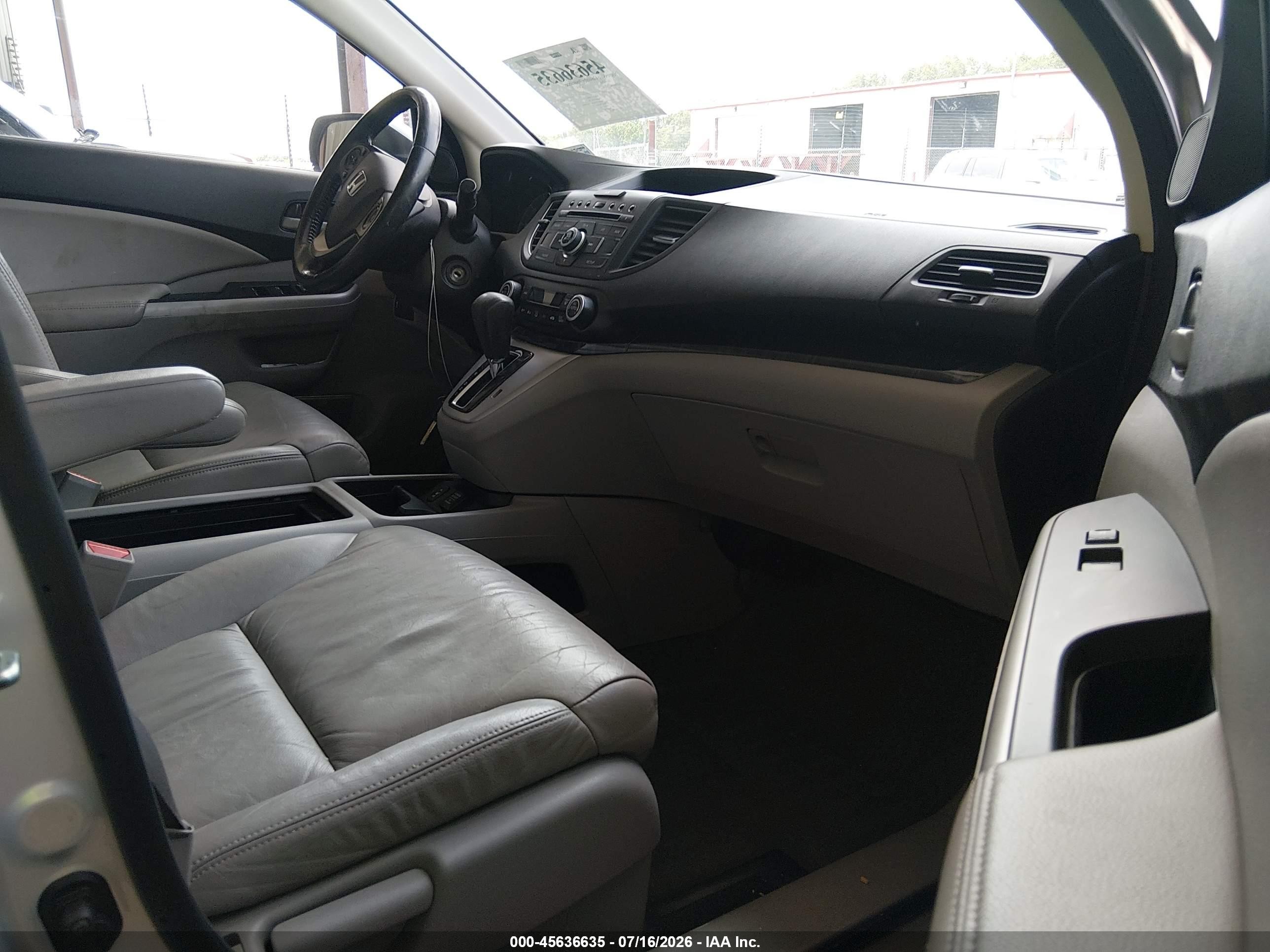 2013 Honda Cr-v Ex-l Silver vin: 2HKRM4H78DH673700