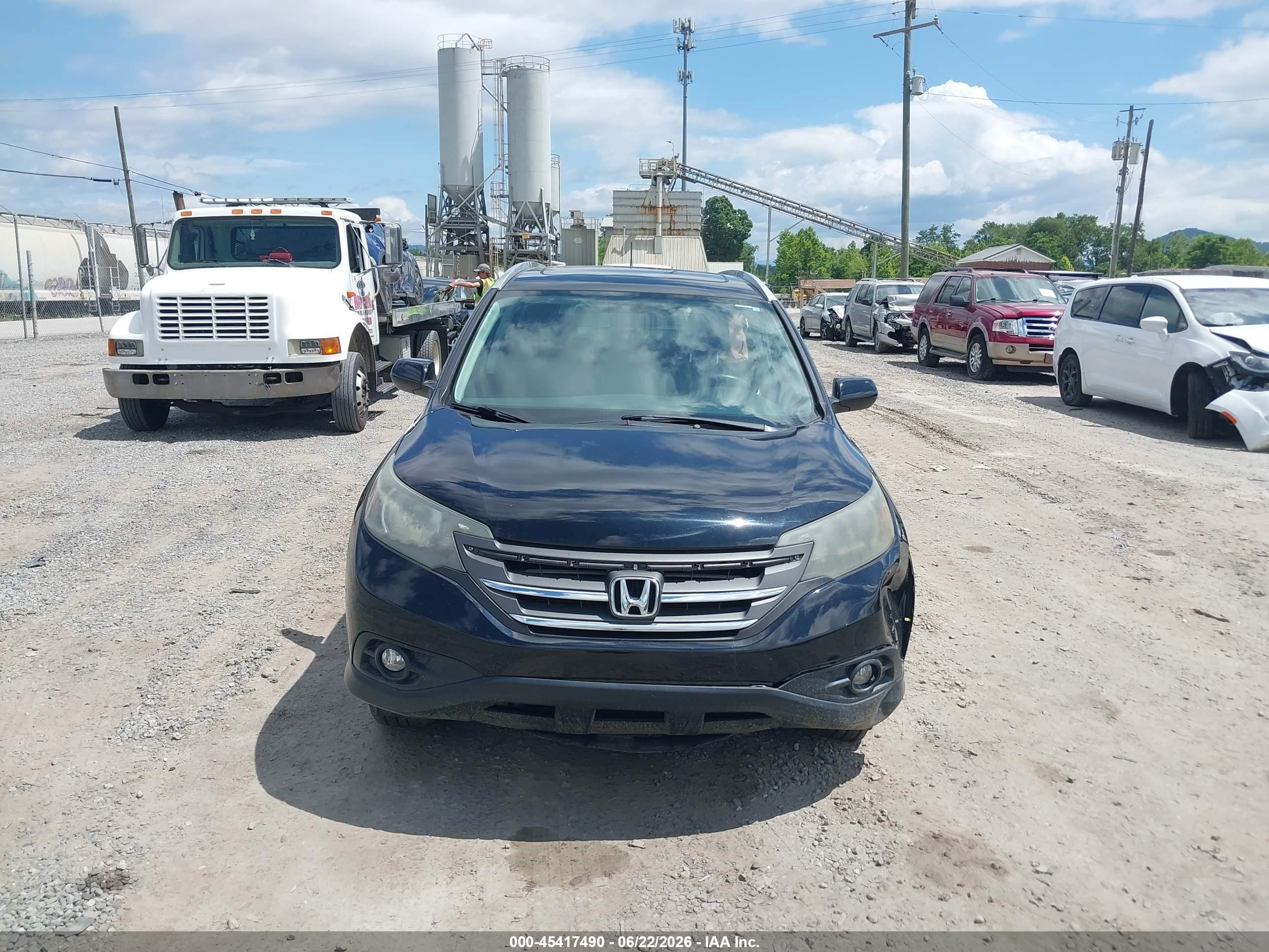 2013 Honda Cr-v Ex-l Black vin: 2HKRM4H78DH674281