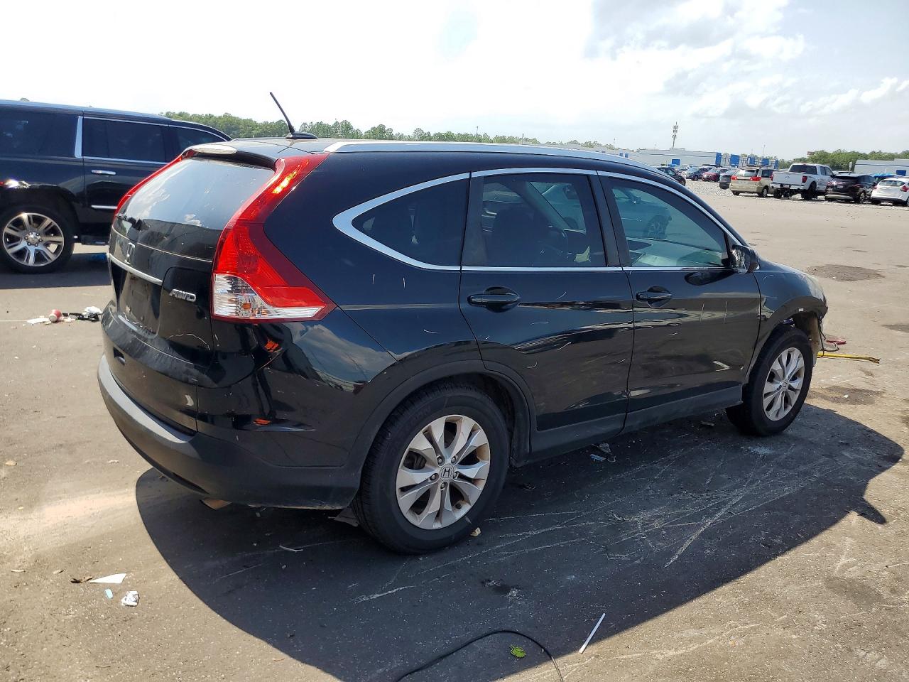2013 Honda Cr-v Exl Black vin: 2HKRM4H78DH675320