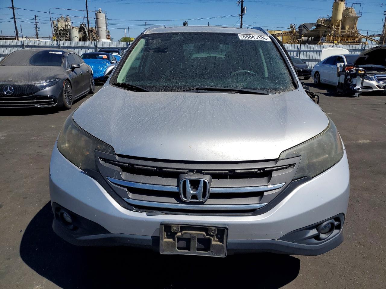 2013 Honda Cr-v Exl Silver vin: 2HKRM4H78DH675348