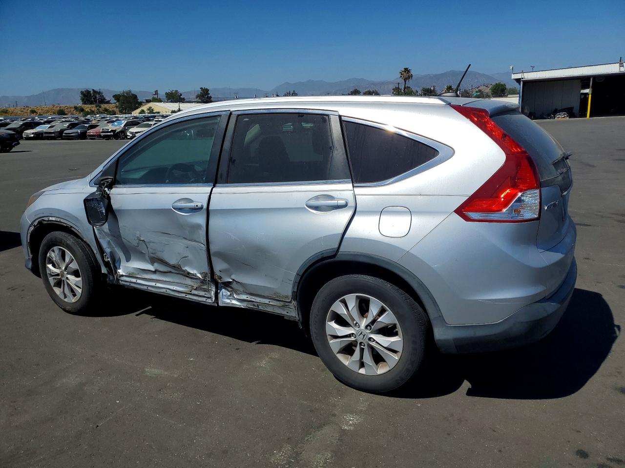 2013 Honda Cr-v Exl Silver vin: 2HKRM4H78DH675348